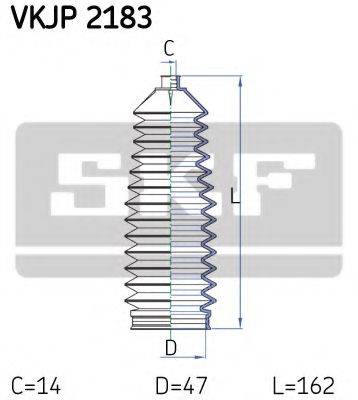 SKF VKJP2183 Комплект пильника, рульове керування