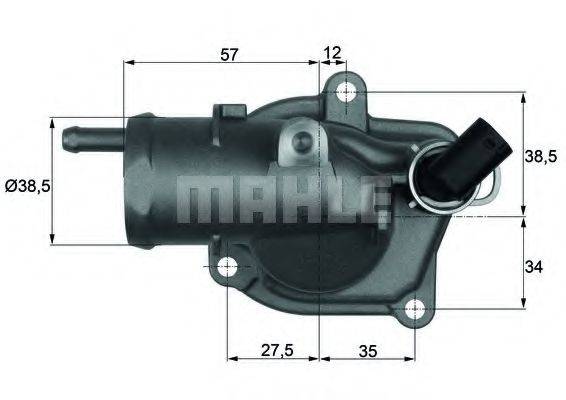 BEHR TI3187 Термостат, охолоджуюча рідина