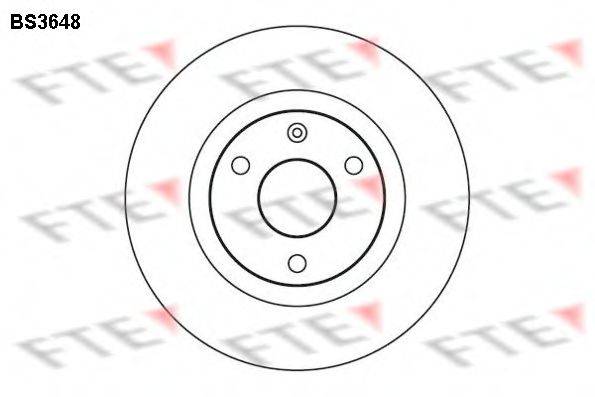 FTE BS3648 гальмівний диск