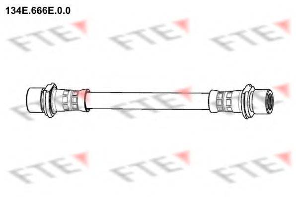 FTE 134E666E00 Гальмівний шланг