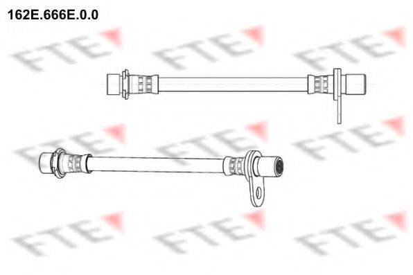 FTE 162E666E00 Гальмівний шланг