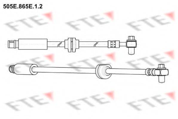 FTE 505E865E12 Гальмівний шланг