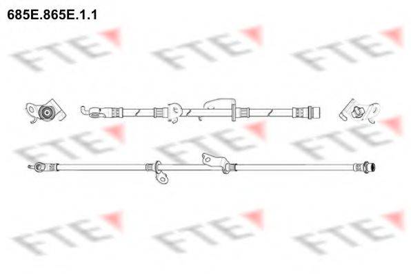 FTE 685E865E11 Гальмівний шланг