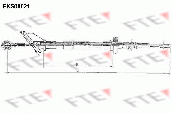 FTE FKS09021 Трос, управління зчепленням