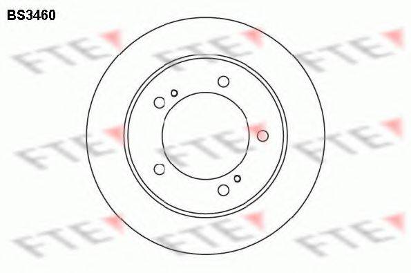 FTE BS3460 гальмівний диск