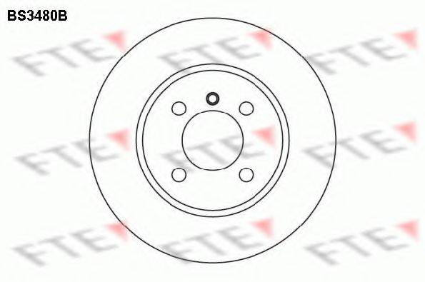 FTE BS3480B гальмівний диск