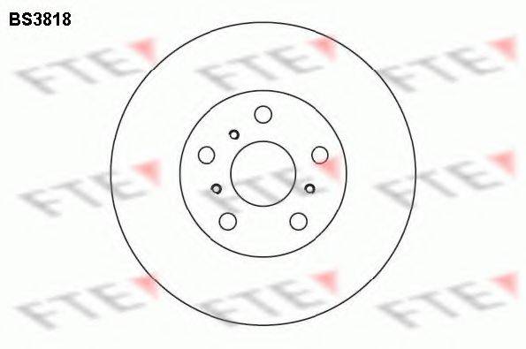 FTE BS3818 гальмівний диск