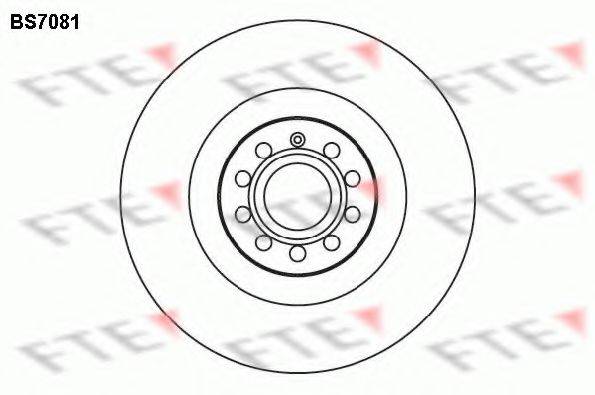 FTE BS7081 гальмівний диск