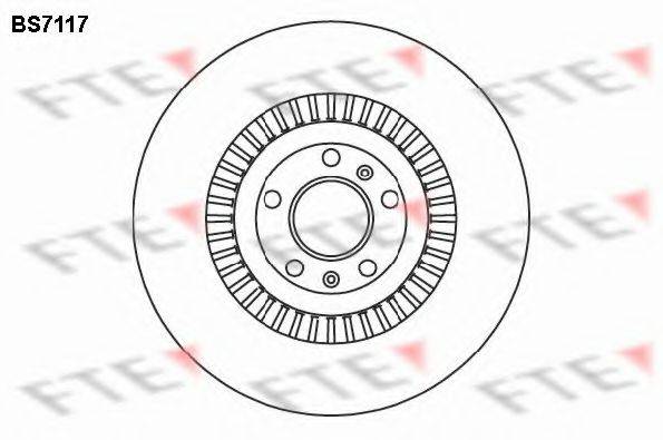 FTE BS7117 гальмівний диск