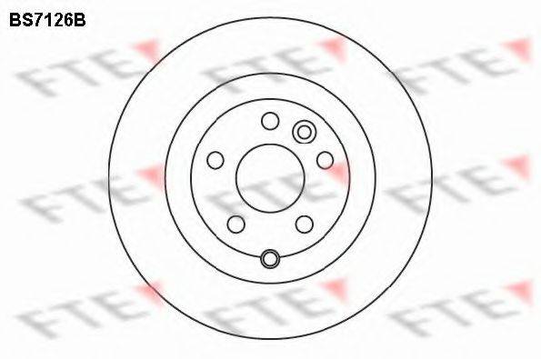 FTE BS7126B гальмівний диск