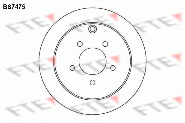 FTE BS7475 гальмівний диск