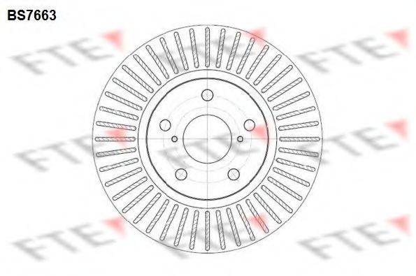 FTE BS7663 гальмівний диск