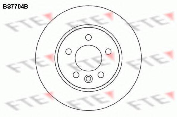 FTE BS7704B гальмівний диск