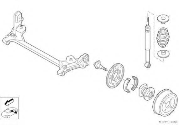 HERTH+BUSS JAKOPARTS N01531HA Рульове управління; Підвіска колеса