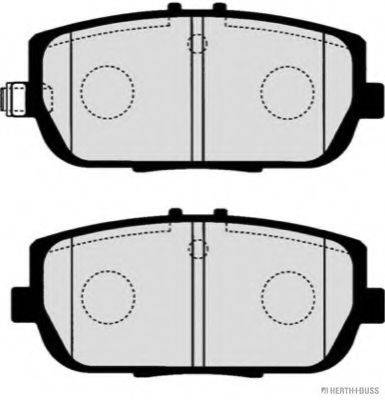HERTH+BUSS JAKOPARTS J3613020 Комплект гальмівних колодок, дискове гальмо