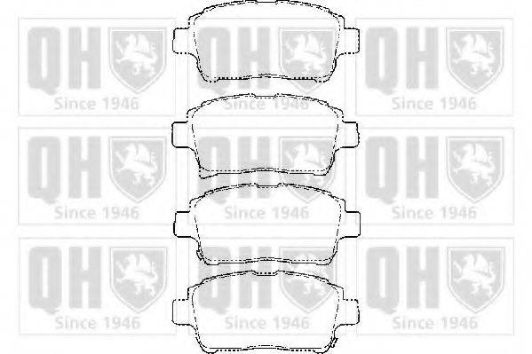 QUINTON HAZELL BP1481 Комплект гальмівних колодок, дискове гальмо