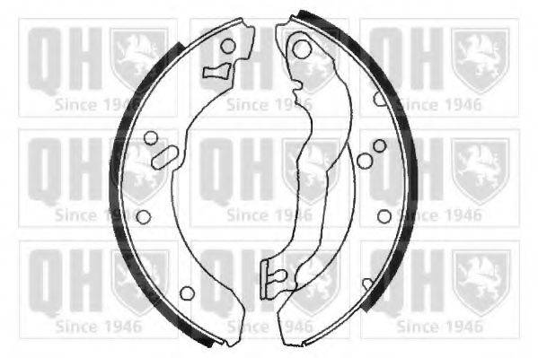 QUINTON HAZELL BS814 Комплект гальмівних колодок