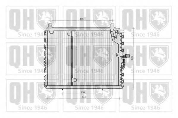 QUINTON HAZELL QCN113 Конденсатор, кондиціонер