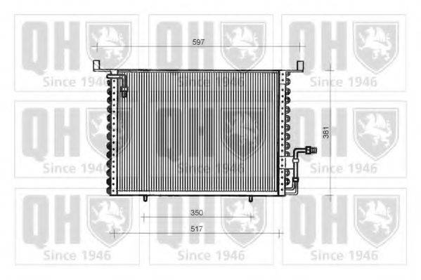 QUINTON HAZELL QCN116 Конденсатор, кондиціонер