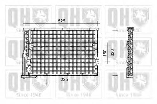 QUINTON HAZELL QCN214 Конденсатор, кондиціонер