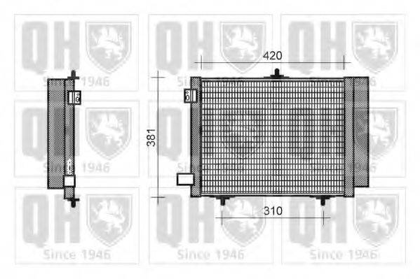 QUINTON HAZELL QCN221 Конденсатор, кондиціонер