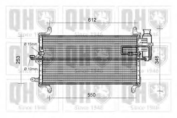 QUINTON HAZELL QCN246 Конденсатор, кондиціонер