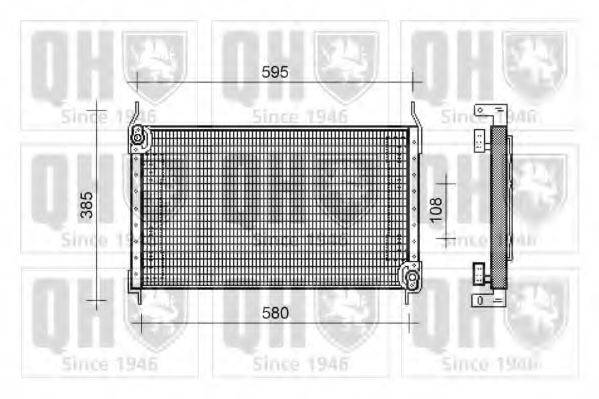 QUINTON HAZELL QCN250 Конденсатор, кондиціонер