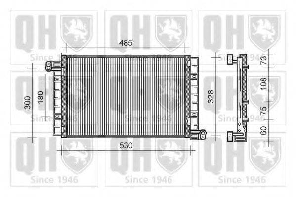 QUINTON HAZELL QCN259 Конденсатор, кондиціонер