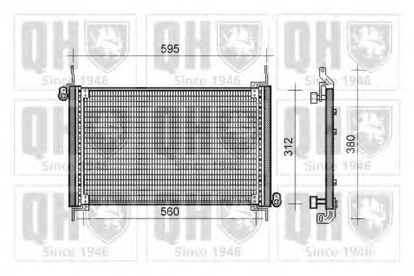 QUINTON HAZELL QCN261 Конденсатор, кондиціонер