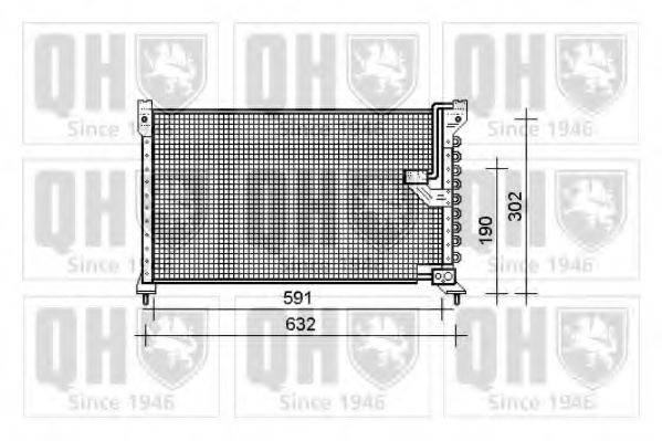 QUINTON HAZELL QCN272 Конденсатор, кондиціонер