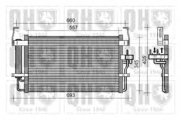 QUINTON HAZELL QCN433 Конденсатор, кондиціонер