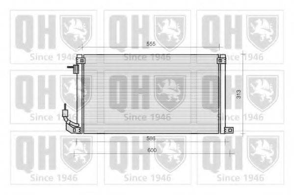 QUINTON HAZELL QCN46 Конденсатор, кондиціонер