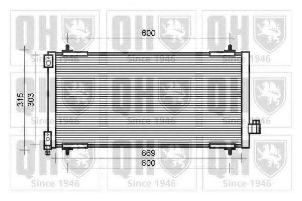 QUINTON HAZELL QCN463 Конденсатор, кондиціонер