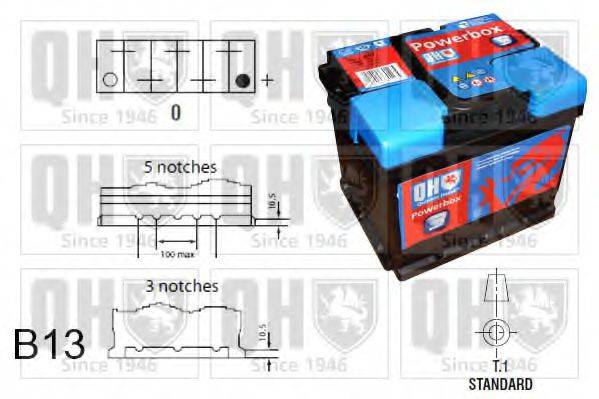 QUINTON HAZELL QBT0633 Стартерна акумуляторна батарея