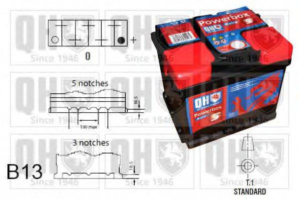 QUINTON HAZELL QBT0635 Стартерна акумуляторна батарея