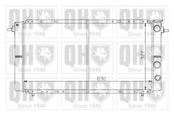 QUINTON HAZELL QER1317 Радіатор, охолодження двигуна