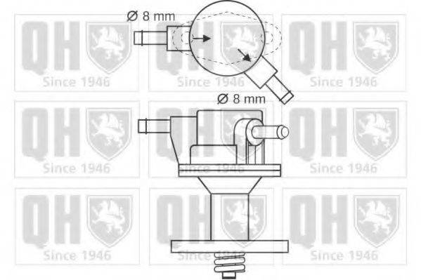 QUINTON HAZELL QFP112 Паливний насос