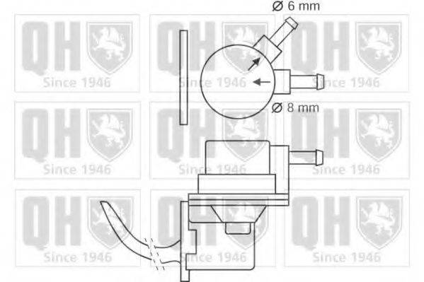 QUINTON HAZELL QFP19 Паливний насос