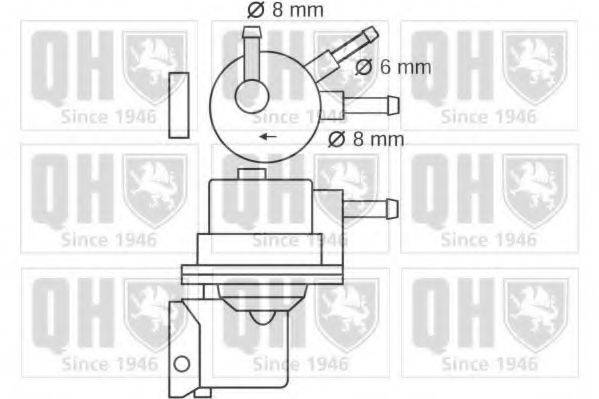 QUINTON HAZELL QFP277 Паливний насос