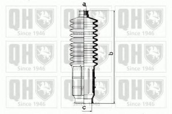 QUINTON HAZELL QG1055 Комплект пильника, рульове керування