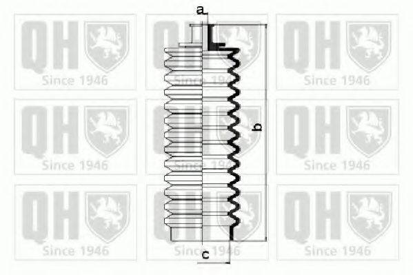 QUINTON HAZELL QG1060 Комплект пильника, рульове керування