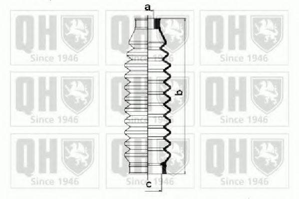 QUINTON HAZELL QG1334 Комплект пильника, рульове керування