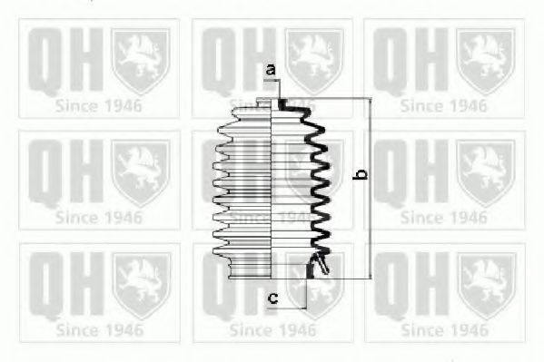 QUINTON HAZELL QG1396 Комплект пильника, рульове керування