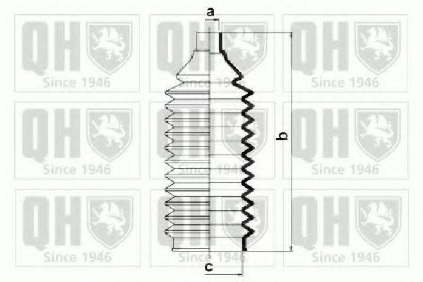 QUINTON HAZELL QG1408 Комплект пильника, рульове керування