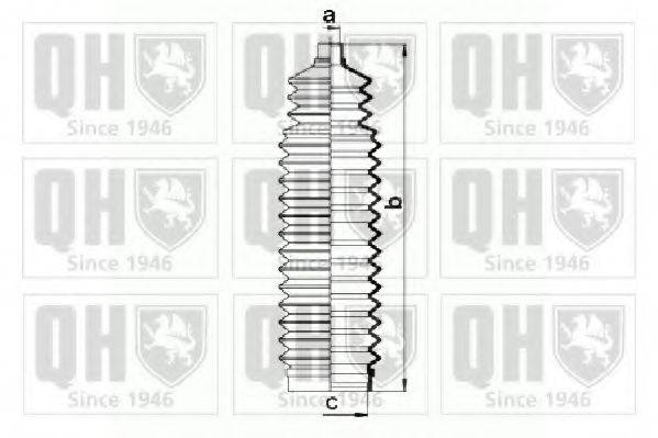 QUINTON HAZELL QG1456 Комплект пильника, рульове керування