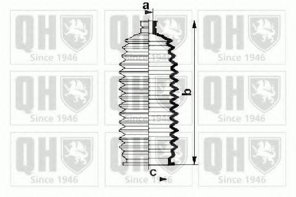 QUINTON HAZELL QG1464 Комплект пильника, рульове керування