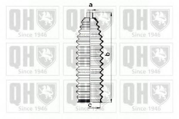 QUINTON HAZELL QG1467 Комплект пильника, рульове керування