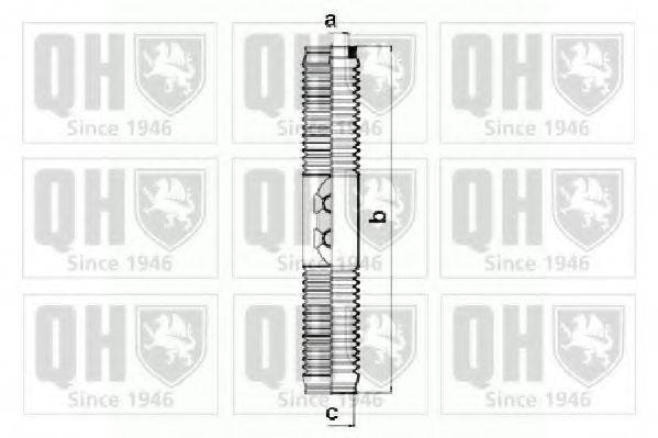 QUINTON HAZELL QG1477 Комплект пильника, рульове керування