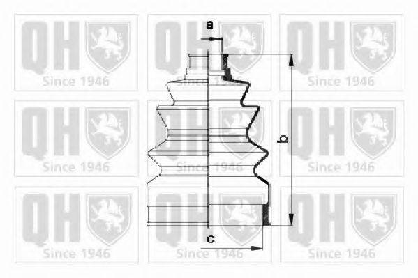 QUINTON HAZELL QJB2114 Комплект пильника, приводний вал