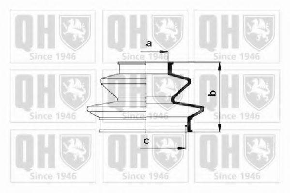 QUINTON HAZELL QJB2185 Комплект пильника, приводний вал